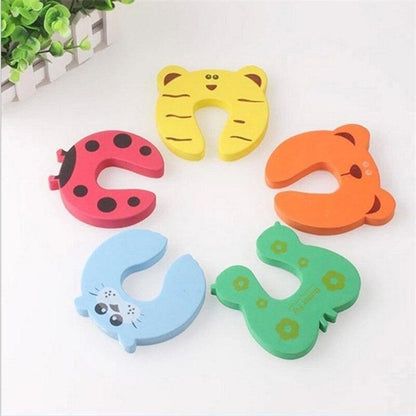 【READY STOCK】Baby Kid Safety Door Stopper Anti-Finger Pinch Guard Cartoon Door Wedge Child Safety Protector 安全防夹手门卡 C0D1