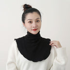 FN08 CHIC COLLAR | 女款高领假领：百搭针织/蕾丝材质 | 适配毛衣、衬衫与连衣裙 Women's High-Neck False Collar | Versatile Layered Look Accessory