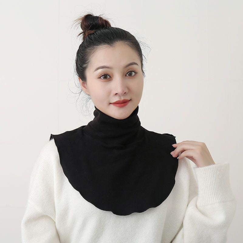 FN08 CHIC COLLAR | 女款高领假领：百搭针织/蕾丝材质 | 适配毛衣、衬衫与连衣裙 Women's High-Neck False Collar | Versatile Layered Look Accessory