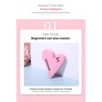 Heart Hair Trimmer Comb | Portable Fringe & Bangs Cutter | Manual Hair Thinning Tool for Women & Kids 爱心削发器 懒人剪刘海神器 随身携带 碎发整理
