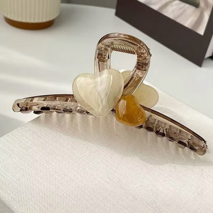 Delicacy Double Sided Butterfly Claw Clip Intersect Sweet Acrylic Hair Clip For Simple Transparent Hair Claw Clips-CSW79