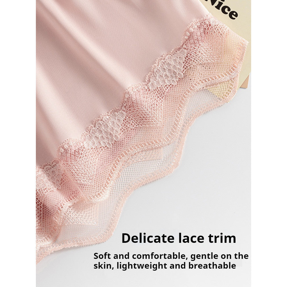 Lace Safety Shorts (A710) | Breathable Inner Pants for Skirts & Dresses | Seamless Soft Undershorts | Seluar Dalam Safety 蕾丝防走光安全裤 裙内搭 不卷边