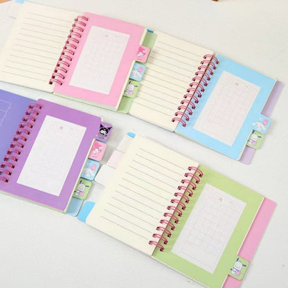 【READY STOCK】Cute Cartoon Portable Notebook | Mini Pocket Journal | Kawaii Stationery for School & Office 可爱卡通记事本