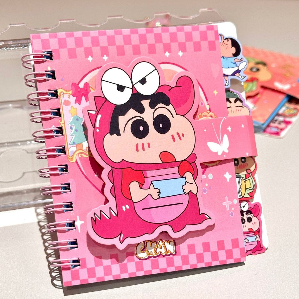 【READY STOCK】Cute Cartoon Portable Notebook | Mini Pocket Journal | Kawaii Stationery for School & Office 可爱卡通记事本