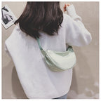 Minimalist Nylon Dumpling Bag | Waterproof Crossbody Shoulder Bag B07089 | Versatile Travel & Gym Bag | Beg Sandang Lelaki & Perempuan 极简机能风 尼龙斜挎包 防水大容量