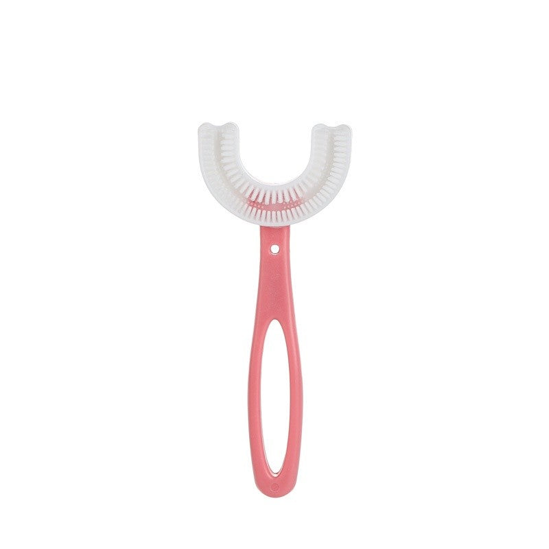 READY STOCK‼️ U-Shape Kids Toothbrush | Soft Silicone Brush for 2-6 / 6-12 Years 儿童U型牙刷 | 软硅胶刷头