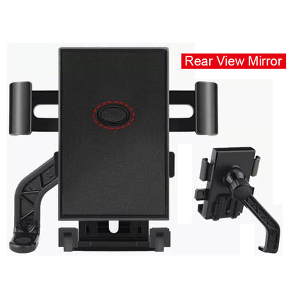 READY STOCK‼️ Motorcycle Phone Holder | 360° Rotation | Side Mirror & Handlebar Mount | 摩托车手机支架 | 360° 旋转 |