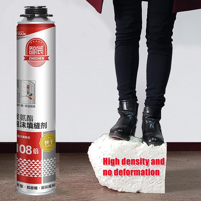 PU Foam Spray (750ml) | Polyurethane Gap Filler | Waterproof Insulation & Soundproof Sealant | 聚氨酯泡沫填缝剂 发泡胶 补墙 隔音 补漏