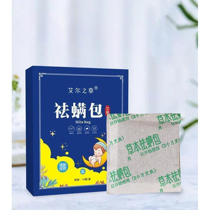 READY STOCK‼️Natural Herbal Mite Bag | Anti-Mite Dehumidifying Sachet | Wardrobe Bed Mattress Mite Removal Freshener 除螨包