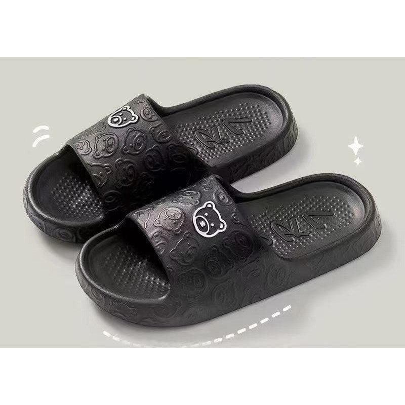 【ANTI-SLIP】Women’s Soft Cloud Slippers (B2024) | Lightweight Indoor Outdoor Sandals | Thick Sole Non-Slip Flip Flops | Selipar Perempuan 女士防滑拖鞋 踩屎感 浴室居家