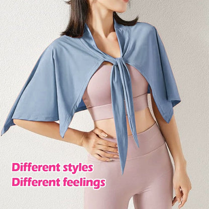 【READY STOCK】Anti-Exposure Towel Wrap for Women | Sports Yoga Cover Skirt | Sporty Quick-Dry Hip Wrap 8060 防走光遮臀巾