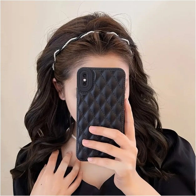 Elegant Pearl Hair Band | Wavy Hair Hoop for Women | Stylish & Comfortable Headwear - HH03 优雅珍珠发箍 女士波浪发带 | 时尚舒适头饰