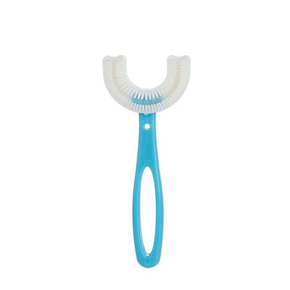 READY STOCK‼️ U-Shape Kids Toothbrush | Soft Silicone Brush for 2-6 / 6-12 Years 儿童U型牙刷 | 软硅胶刷头