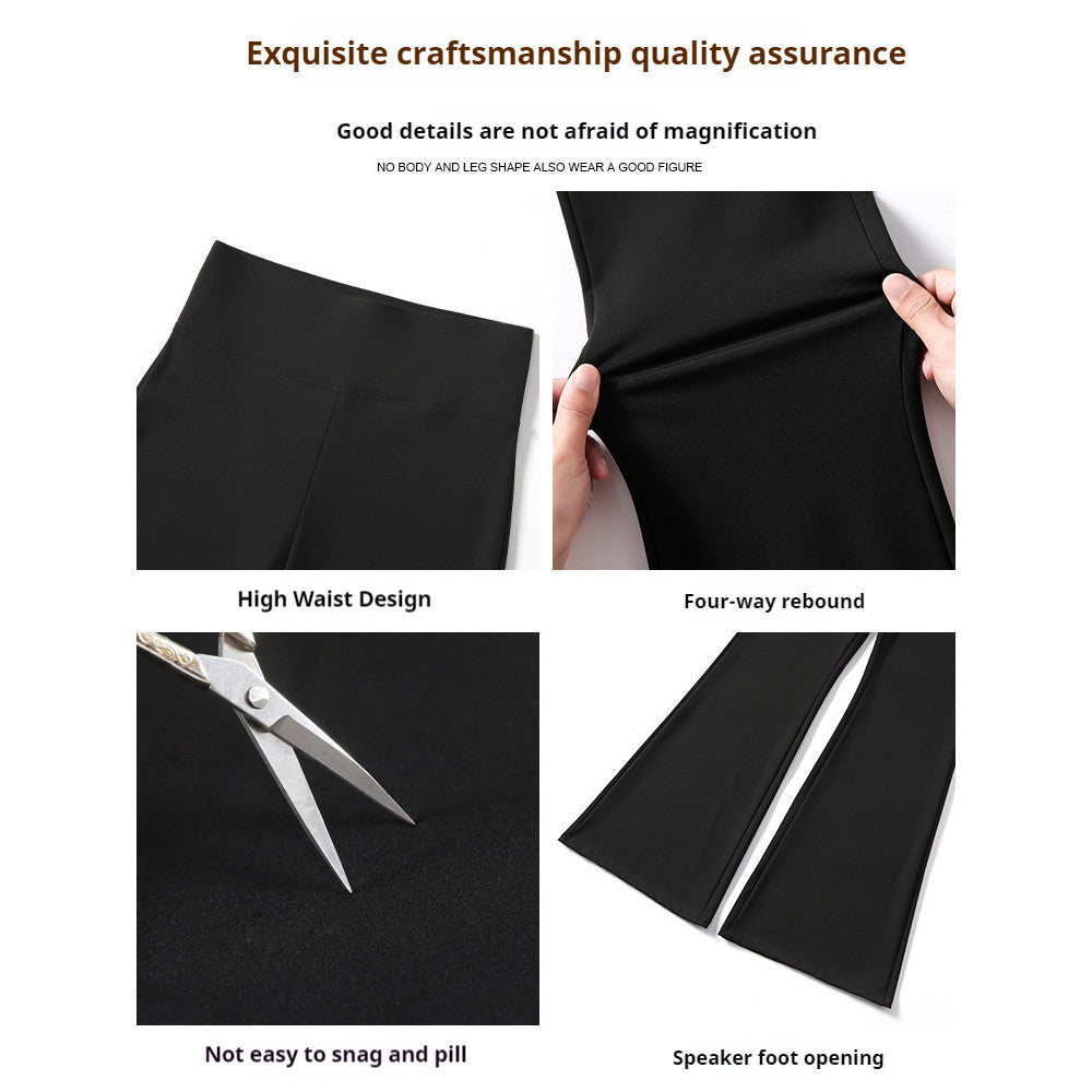 【READY STOCK】Women’s Flare Shark Pants | High Waist Slim | Seluar Wanita | C850/C910 女士高腰喇叭裤