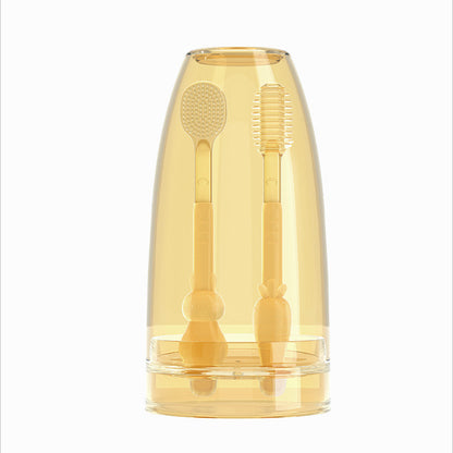 【READY STOCK】Baby Silicone Toothbrush Tongue Cleaner Finger Toothbrush Infant Oral Care Berus Gigi Bayi Lembut 婴儿硅胶牙刷