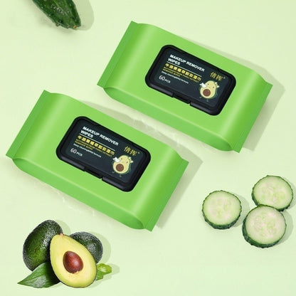 (READYSTOCK) Makeup Remover Premium Wipes Deep Cleansing Moisturising Wipes Cotton 12Pcs/60Pcs/80Pcs 卸妆湿巾