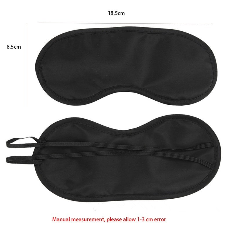 (READYSTOCK) Black Sleep Mask Natural Sleeping Eye Mask Eyeshade Cover Shade Eye Patch 黑色睡眠眼罩