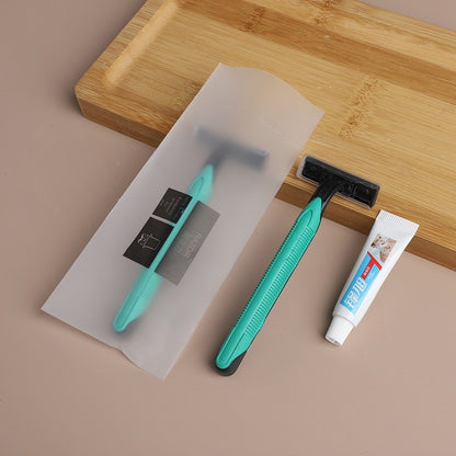 (READYSTOCK) Disposable Hotel Toiletries Set Toothbrush  Comb Shower Cap Care Package Shampoo Shower Gel Soap 酒店一次性用品