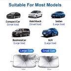 (READYSTOCK) Sun Shade Reflector Umbrella Car Front Windshield Sun UV Rays Umbrella 汽车遮阳伞