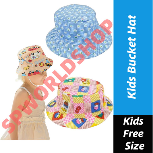 Kids Bucket Hat / Kids Cap / Sun Cap / Fishing Outdoor Travel / Outdoor Cap