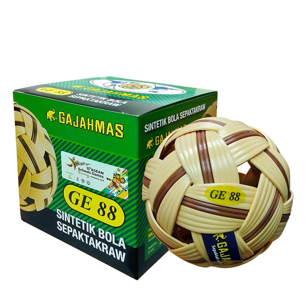 Gajahmas Bola Sepak takraw Synthetic Sepak Takraw Mens Tournament Ball By Gajahmas Malaysia