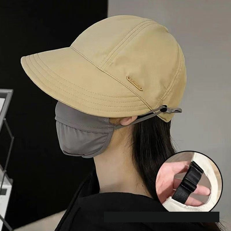 【READY STOCK】2025 Women’s Strap Buckle Fisherman Hat – UV Protection Summer Sun Hat for Outdoor Travel 渔夫帽