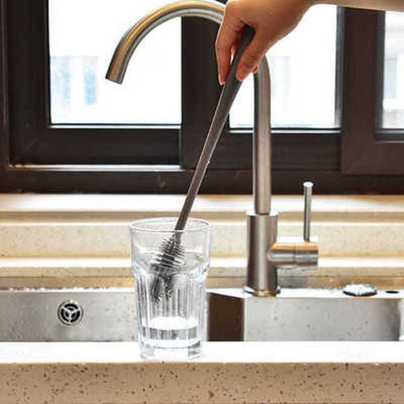 (READYSTOCK) Silicone Cup Washing Brush Long Handle Drink Wineglass Bottle Glass Cup 硅胶杯刷