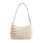 Korean Style Bubble Sling Bag B03140 | Soft Padded Crossbody Bag | Cute & Versatile Travel Shoulder Bag | Beg Murah Cantik 云朵包 泡泡纹 腋下斜挎两用 少女感