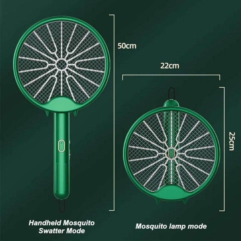 READY STOCK‼️ Foldable Electric Mosquito Racket | Rechargeable Mosquito Swatter | High Voltage  可折叠电蚊拍 | 充电式灭蚊拍