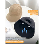 【READY STOCK】2025 Women’s Strap Buckle Fisherman Hat – UV Protection Summer Sun Hat for Outdoor Travel 渔夫帽