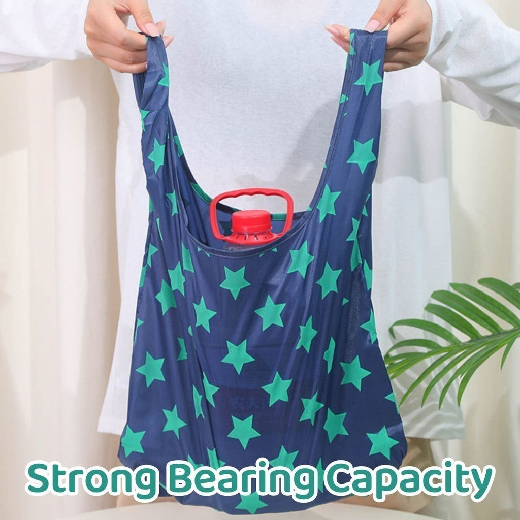 (READYSTOCK) Foldable Shopping Bag Folding Recycle Bag Reusable Custom Waterproof Grocery Bag-N038/N039/N040 环保袋