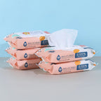 【80-Keping】 Baby Wet Tisu Wipes Tisu Basah Bayi【Non Alcohol】80pcs Per Pack Wet Tissue Tisu Basah 【PH-5.5】#卸妆 #婴儿湿纸巾 #湿纸巾