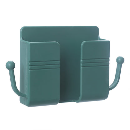【READY STOCK】Wall-Mounted Phone Holder | No-Drill Adhesive Removable Phone Stand | Bedside, Kitchen, Bathroom Use 墙壁手机支架