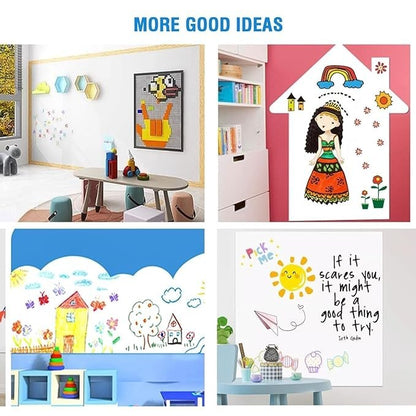 Whiteboard Sticker Roll Stiker Papan Tulis #whiteboard #Wallsticker #白板墙贴 #GamPapanPutih #4510 #6010 #1090 #1201