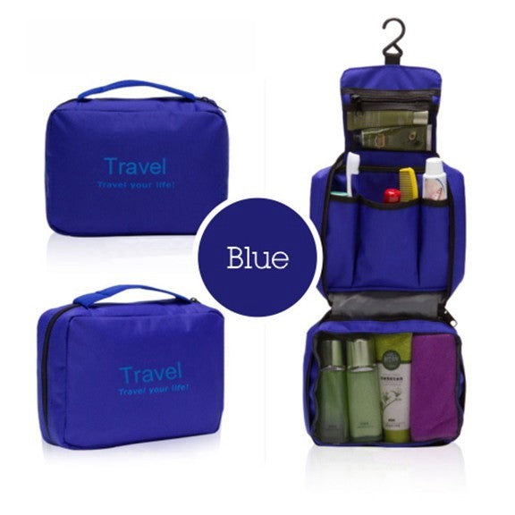 READY STOCK!!! Stylish Travel Makeup & Toiletry Bag Multifunctional Organizer Pouch NF030 挂钩式手提洗漱用品化妆包