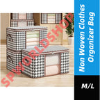 (READYSTOCK) Non Woven Clothes Organizer Bag Dustproof Large Capacity Quilt Comforter Organizer 收纳袋