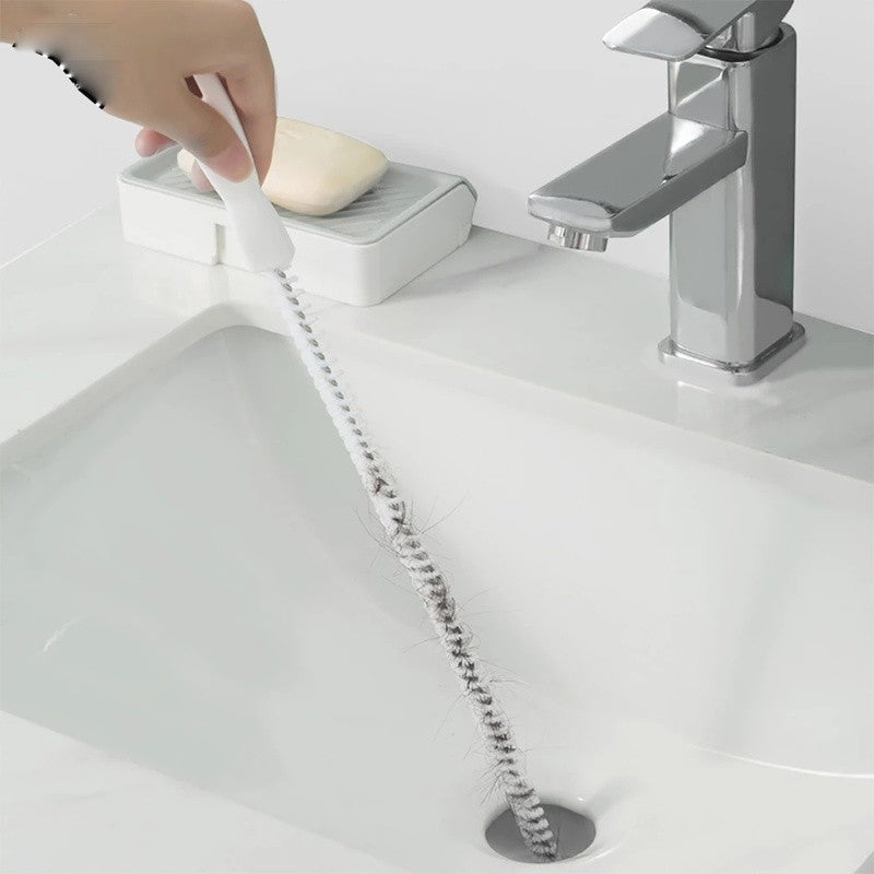 (READYSTOCK) Bathroom Pipe Dredging Brush Flexible Drain Cleaner 浴室管道疏通刷