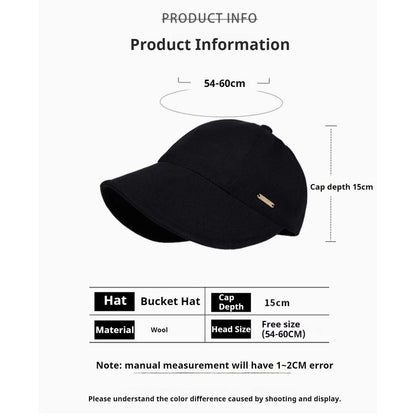 【READY STOCK】2025 Women’s Strap Buckle Fisherman Hat – UV Protection Summer Sun Hat for Outdoor Travel 渔夫帽