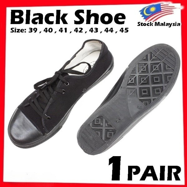 Black School Shoe Black Shoe Kasut Hitam Sekolah 黑色 校鞋