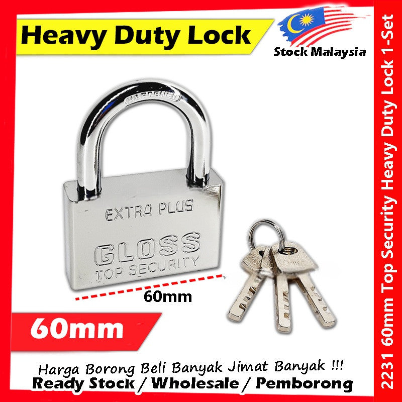 Heavy Duty Security Lock Padlock / Solid Brass Stainless Steel Padlock / Mangga Kunci / 锁头 #Brass #Solid #Padlock #Lock
