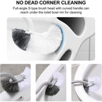 (READYSTOCK) Japanese S-Shaped Toilet Brush No Dead Corner Cleaning Brush 日本S型马桶刷