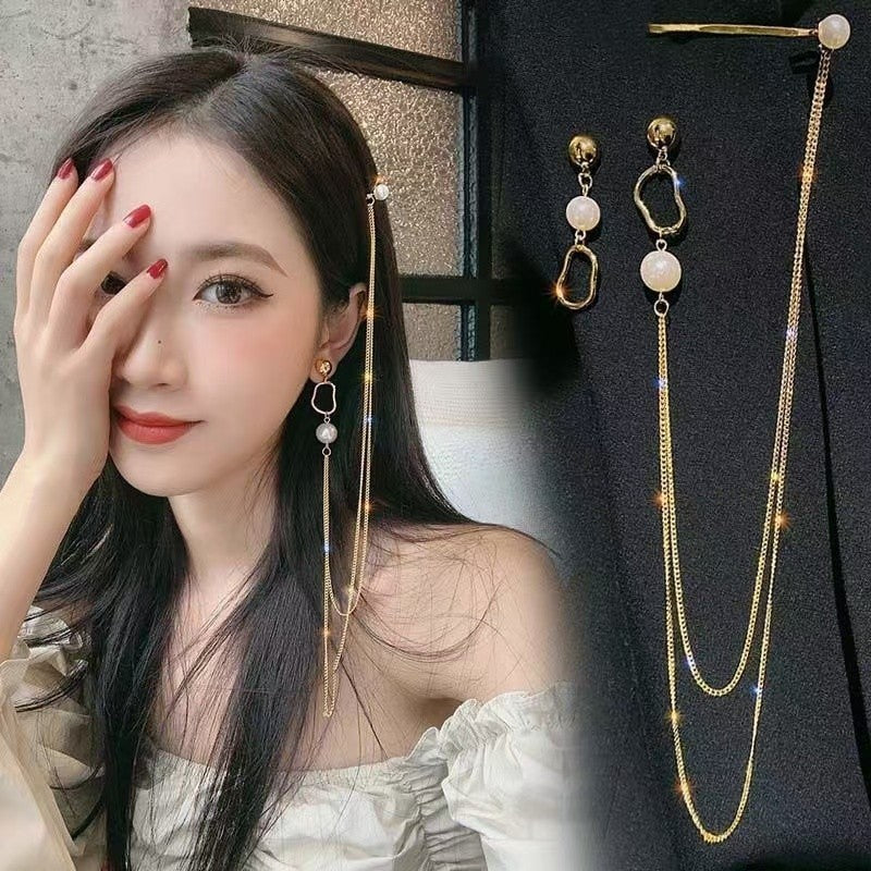 (READYSTOCK) Korean Style Earrings for Women Trending Silver 925 Versatile   Fashion Design Luxury Jewelry-ER 韩版925银耳环