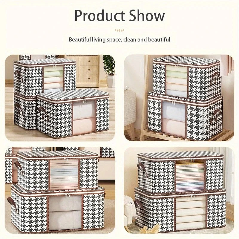 (READYSTOCK) Non Woven Clothes Organizer Bag Dustproof Large Capacity Quilt Comforter Organizer 收纳袋