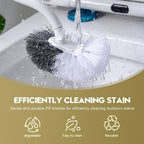(READYSTOCK) Japanese S-Shaped Toilet Brush No Dead Corner Cleaning Brush 日本S型马桶刷