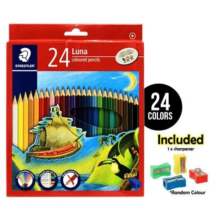 STAEDTLER Luna Color Pencil / Pensil Warna Color Pensil 12Color(Short/Long)/24Color(Long)