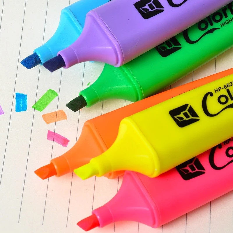 【4in1】 Changli Colorful Highlighter #Changli #HP-6626 #Highlighter #YM-6626 #Colorful #4in1