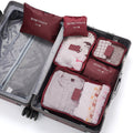 READY STOCK!!! 6 in 1 Korean Travel Packing Clothes Storage Organizer Bag Pouch NF001 旅行收纳袋六件套