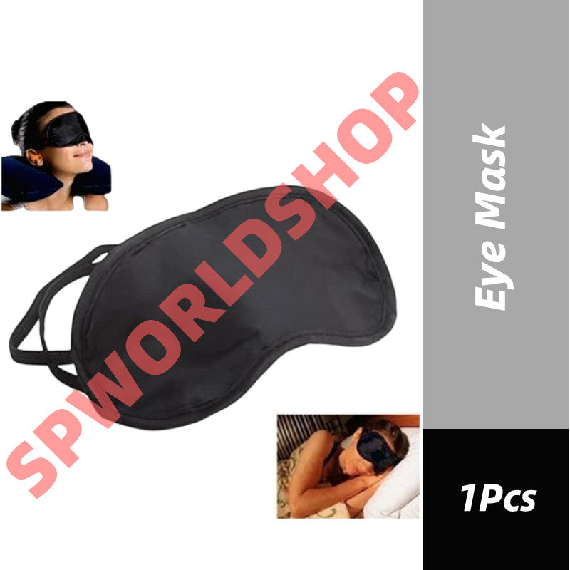 (READYSTOCK) Black Sleep Mask Natural Sleeping Eye Mask Eyeshade Cover Shade Eye Patch 黑色睡眠眼罩