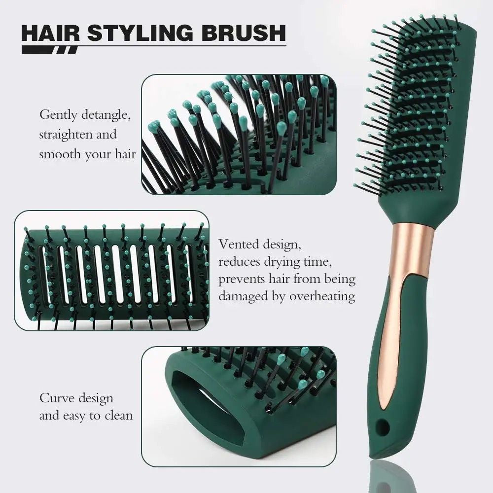 (READYSTOCK) Anti Static Massage Large Comb High Temperature Resistance Hair Brush Scalp Volume Hijab 防静电按摩大号梳