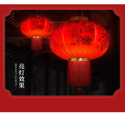 【买一送一】2025新款荣华富贵大红灯笼户外阳台别墅大门口一对过新年春节装饰